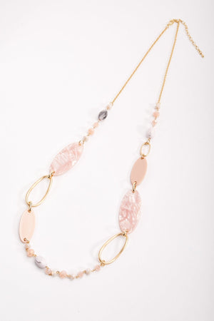 Carraig Donn Pink Tortoise Link Necklace