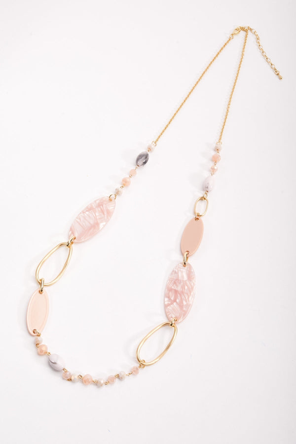 Carraig Donn Pink Tortoise Link Necklace