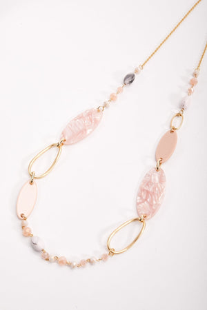 Carraig Donn Pink Tortoise Link Necklace