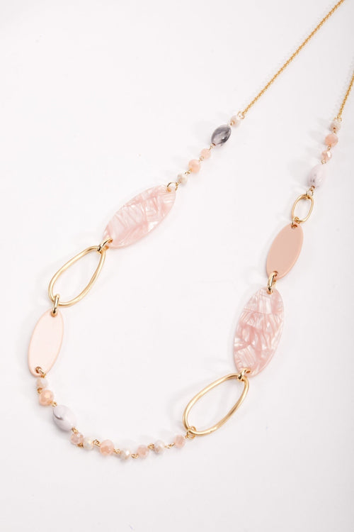 Carraig Donn Pink Tortoise Link Necklace