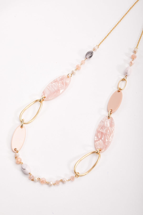 Carraig Donn Pink Tortoise Link Necklace