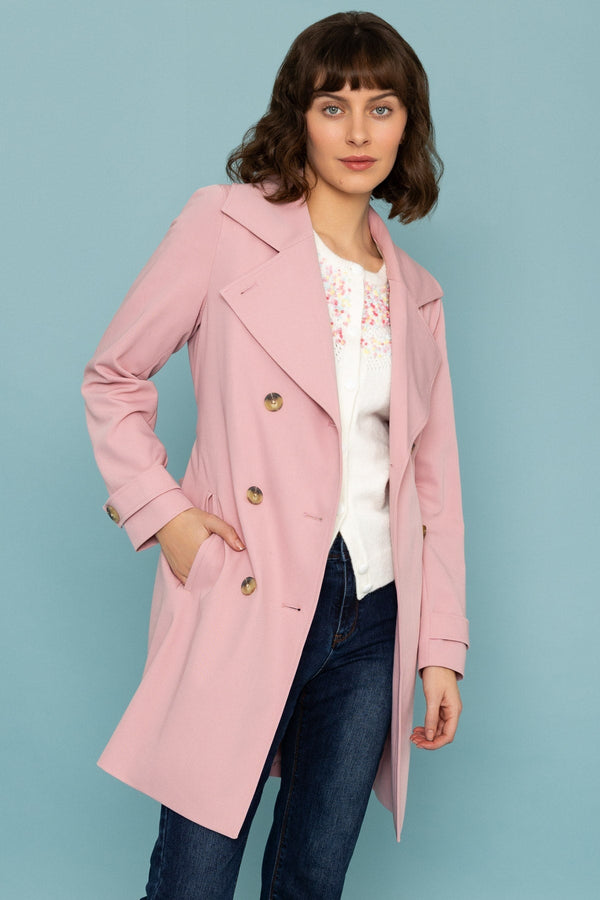Carraig Donn Pink Trench Coat