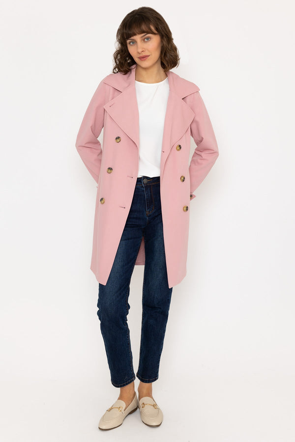 Carraig Donn Pink Trench Coat