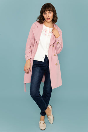 Carraig Donn Pink Trench Coat