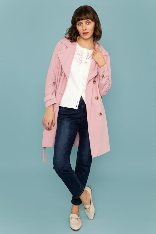Carraig Donn Pink Trench Coat