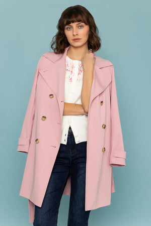 Carraig Donn Pink Trench Coat