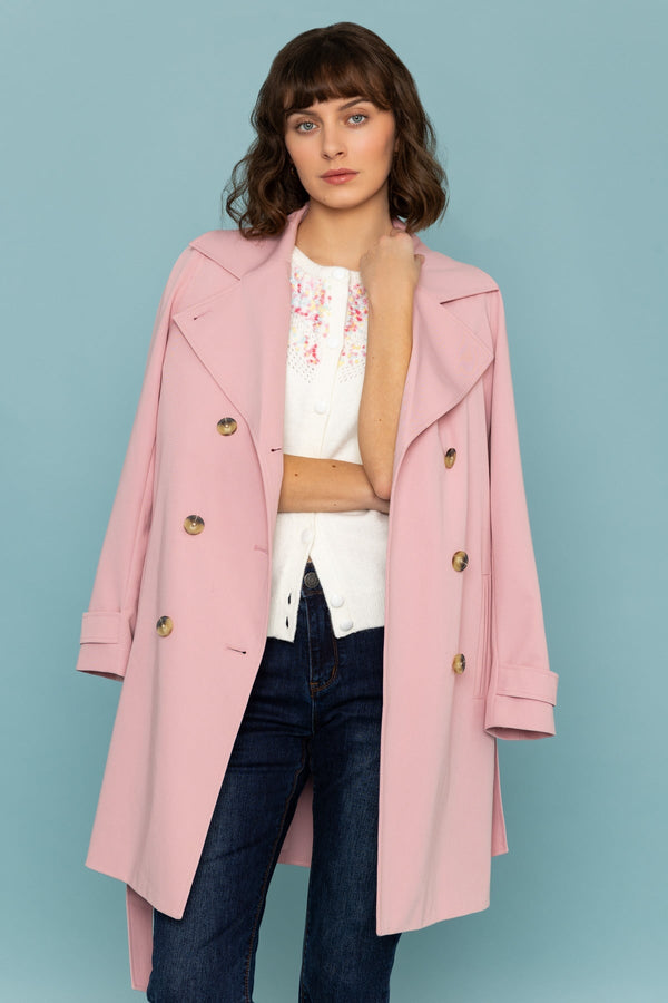 Carraig Donn Pink Trench Coat