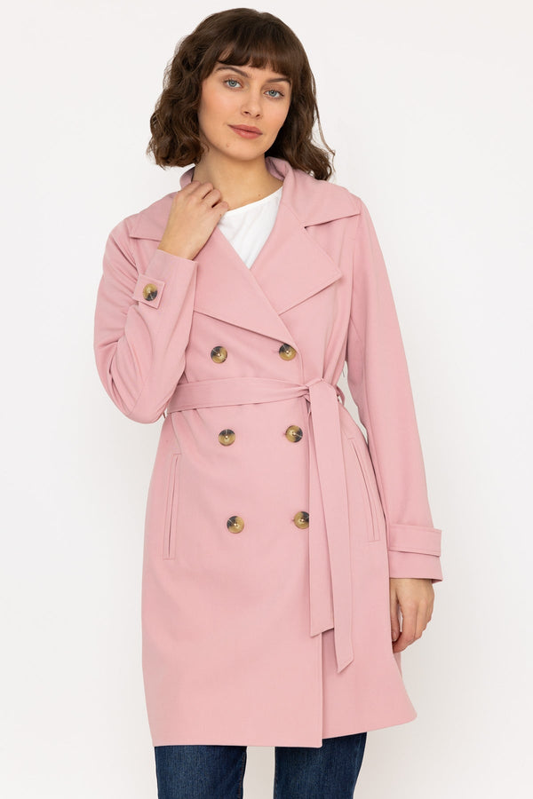Carraig Donn Pink Trench Coat