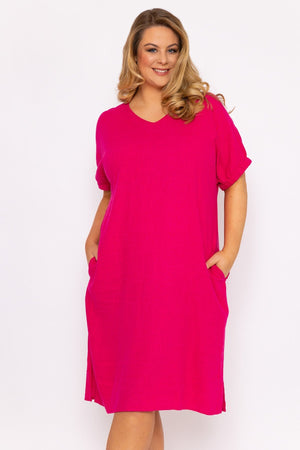 Carraig Donn Pink Viscose Dress