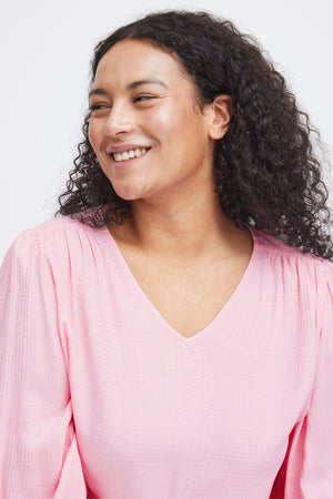 Carraig Donn Pink Viscose Top