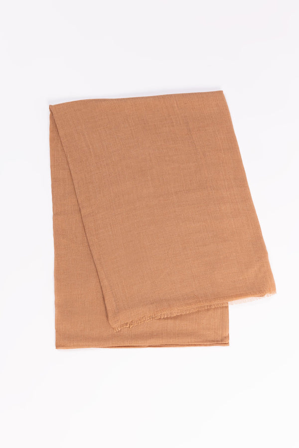 Carraig Donn Plain Scarf in Camel
