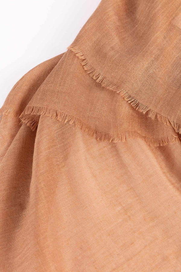 Carraig Donn Plain Scarf in Camel