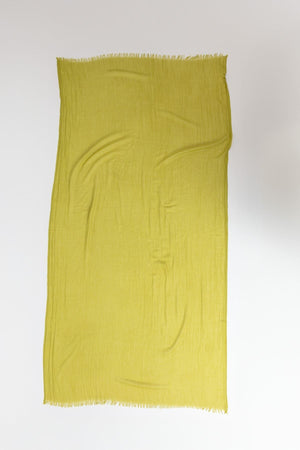 Carraig Donn Plain Scarf in Lime