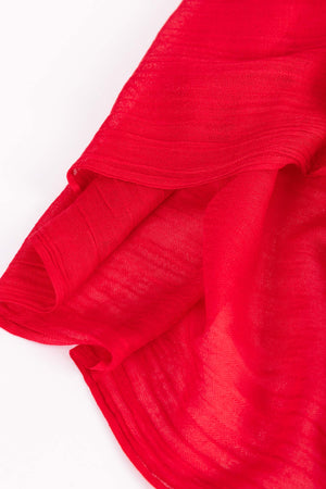 Carraig Donn Plain Scarf in Red