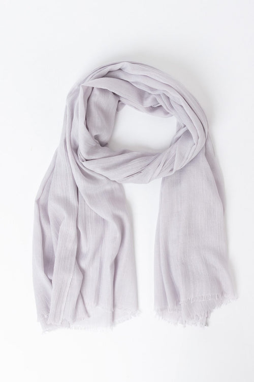 Plain Scarf in Silver