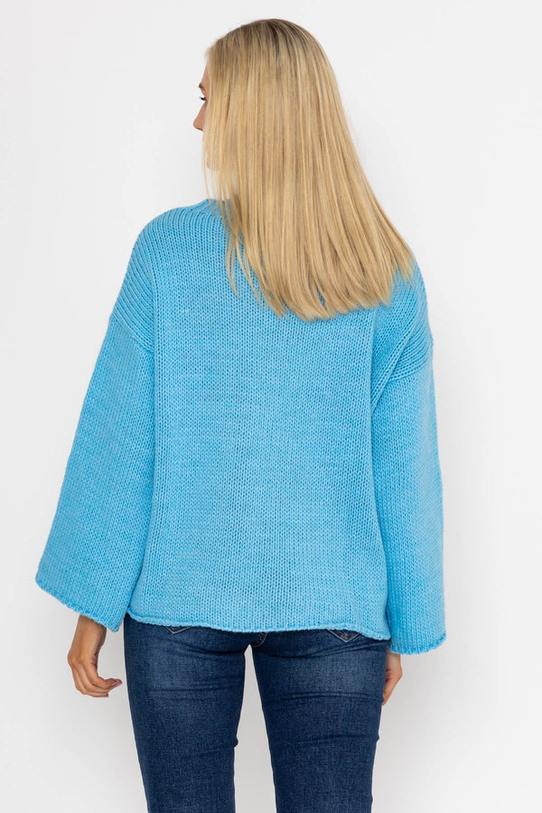 Carraig Donn Pocket Knit in Blue