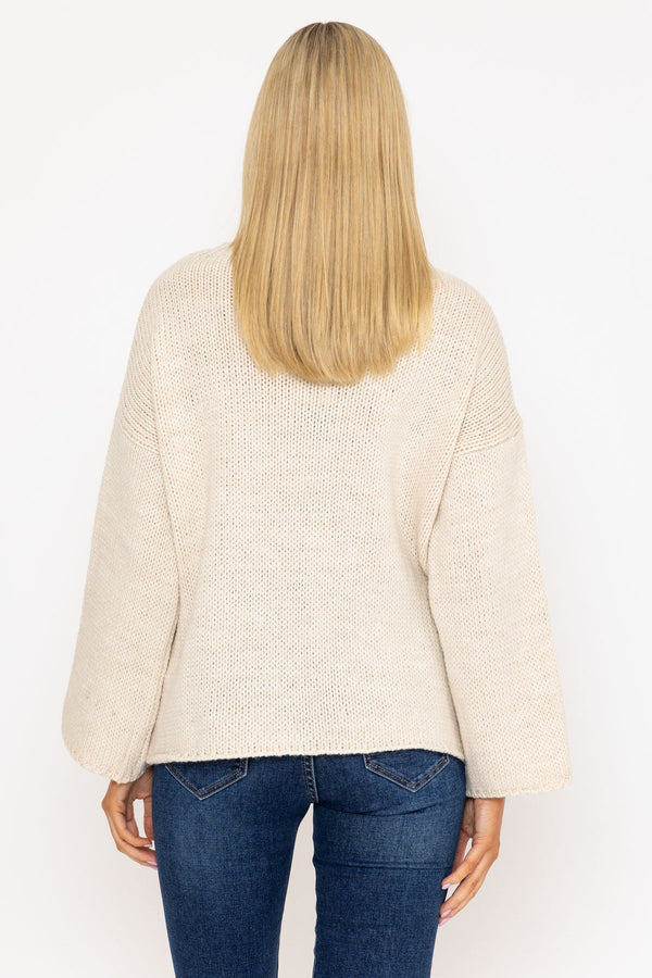 Carraig Donn Pocket Knit in Ecru