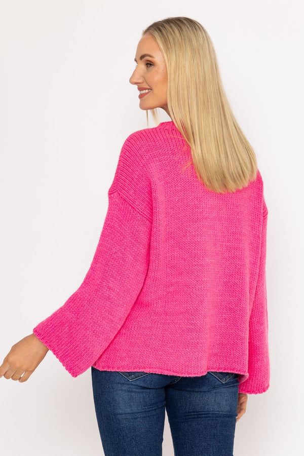 Carraig Donn Pocket Knit in Pink