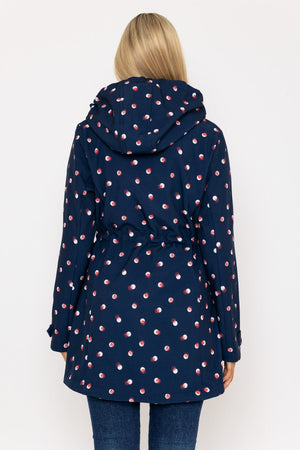 Carraig Donn Polka Dot Print Bonded Jacket