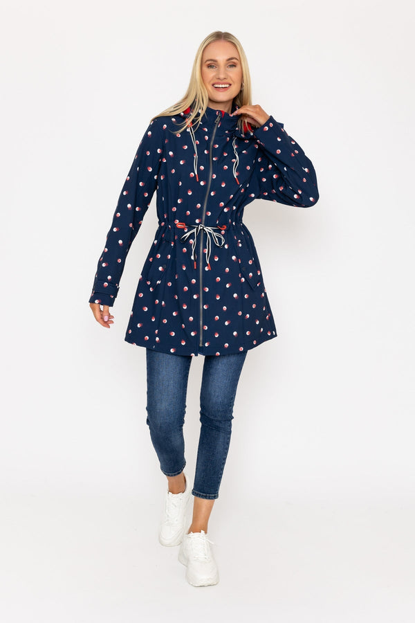 Carraig Donn Polka Dot Print Bonded Jacket