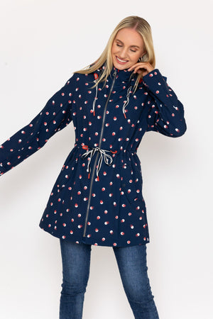Carraig Donn Polka Dot Print Bonded Jacket