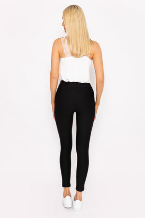 Carraig Donn Ponte Leggings in Black