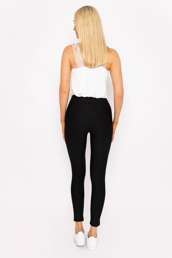 Carraig Donn Ponte Leggings in Black