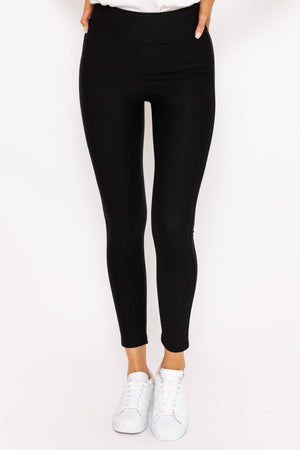 Carraig Donn Ponte Leggings in Black