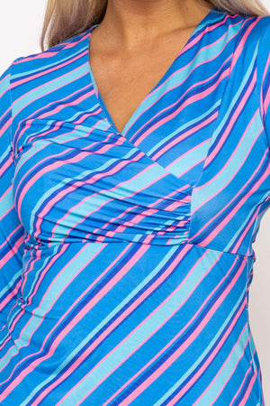 Carraig Donn Printed Blue Jersey Top