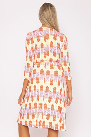 Carraig Donn Printed Red Jersey Dress