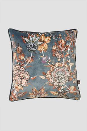 Carraig Donn Protea 43x43cm Cushion in Teal