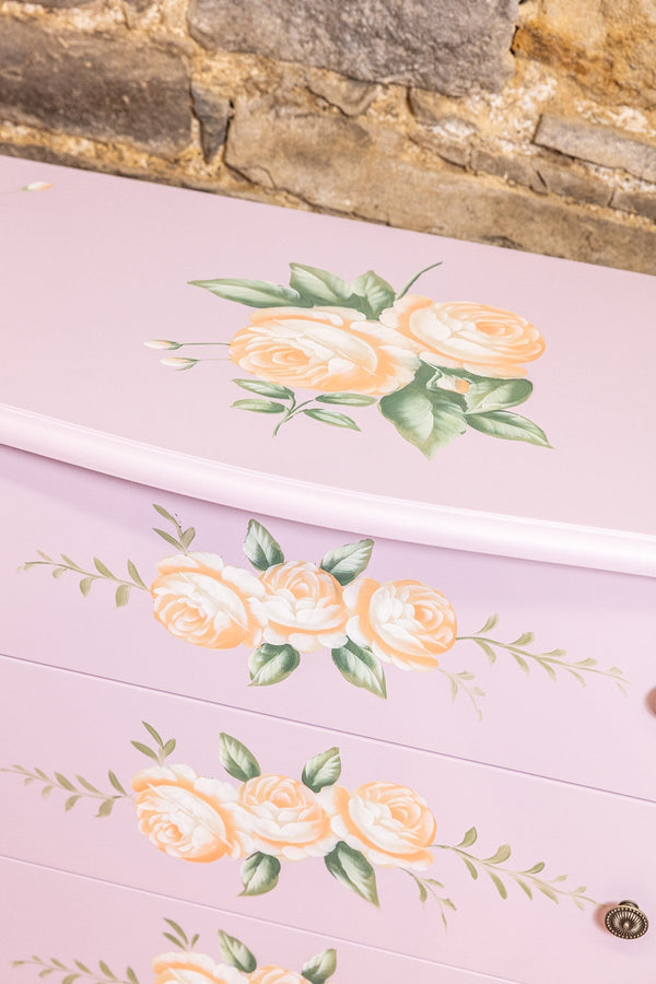 Carraig Donn Purple Floral 3 Drawer Dresser