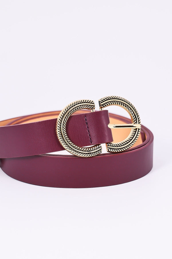Carraig Donn Purple Half Circle Belt in M/L