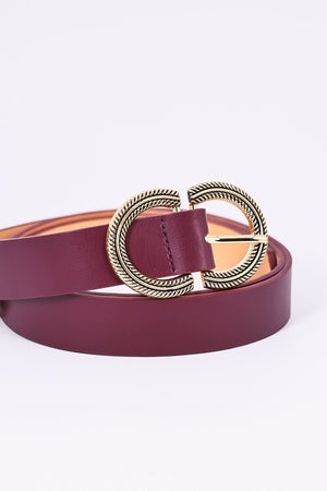 Carraig Donn Purple Half Circle Belt in S/M