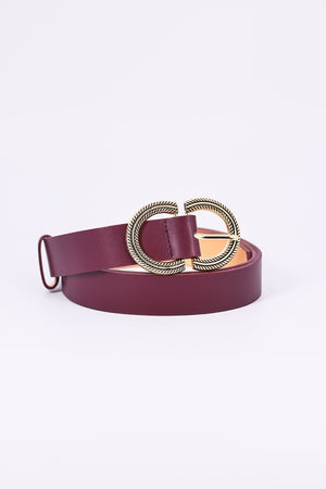Carraig Donn Purple Half Circle Belt in S/M