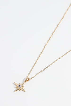 Carraig Donn Purple Stone Star Necklace