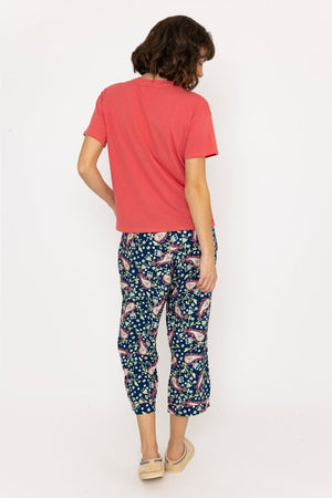Carraig Donn Pyjama Top and 3/4 Bottoms in Pink