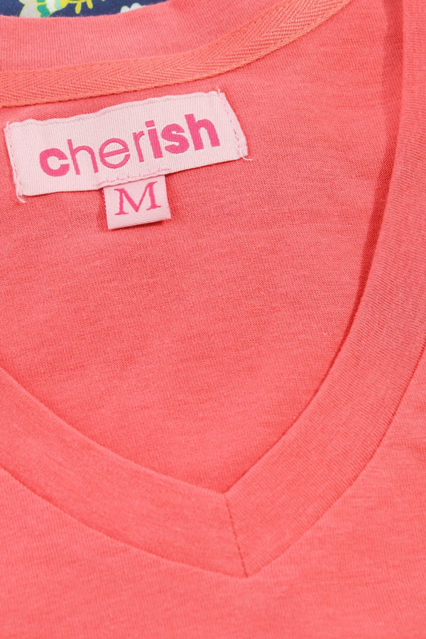 Carraig Donn Pyjama Top and 3/4 Bottoms in Pink