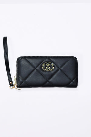 Carraig Donn Quilted Purse in Black