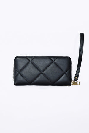 Carraig Donn Quilted Purse in Black
