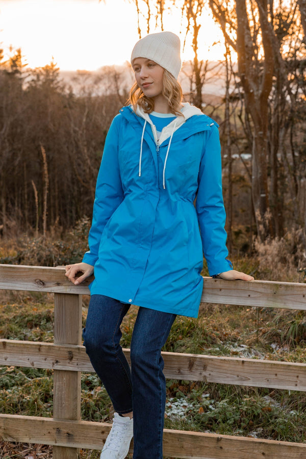 Carraig Donn Rain Mac in Blue