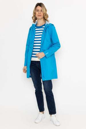 Carraig Donn Rain Mac in Blue