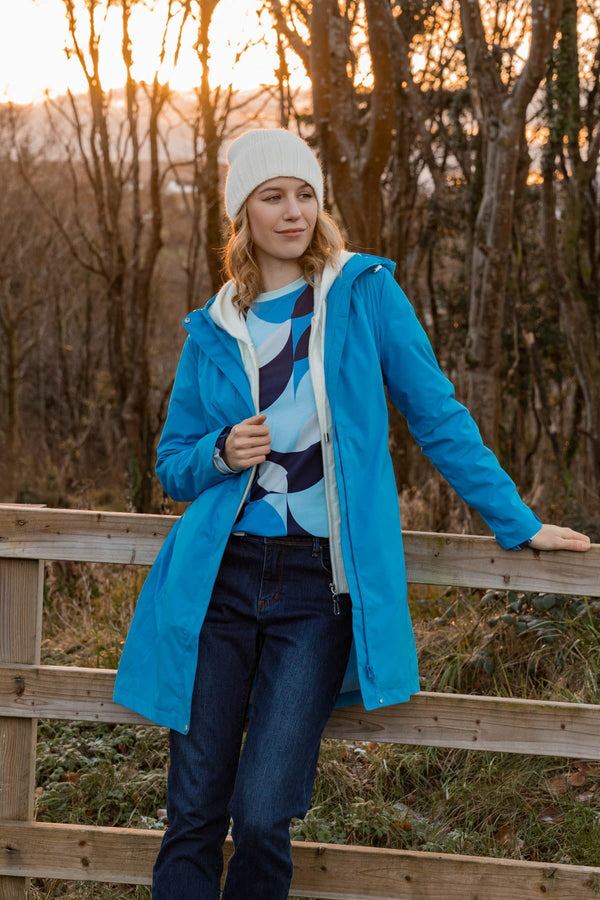 Carraig Donn Rain Mac in Blue