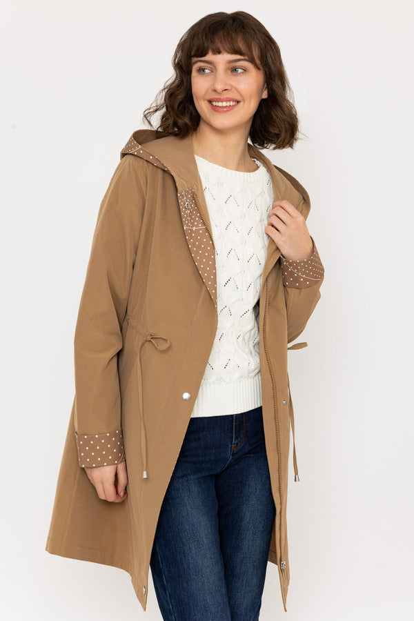 Carraig Donn Rain Mac in Brown