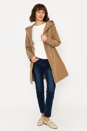 Carraig Donn Rain Mac in Brown