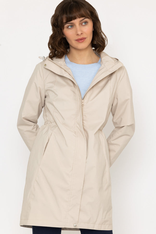 Carraig Donn Rain Mac in Ecru