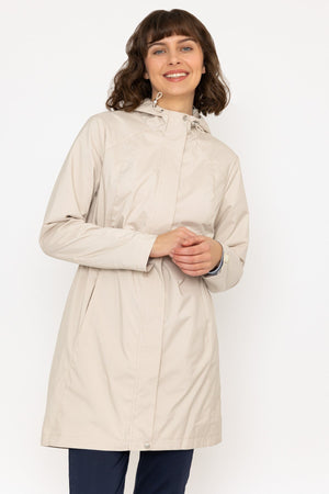 Carraig Donn Rain Mac in Ecru