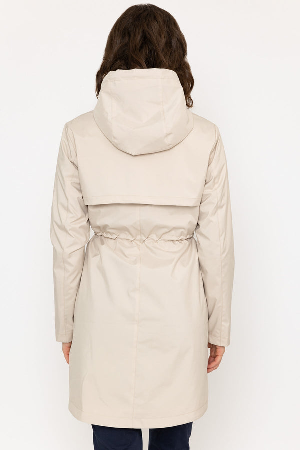 Carraig Donn Rain Mac in Ecru