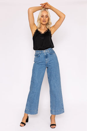 Carraig Donn Rebecca Wide Jeans in Denim 32"