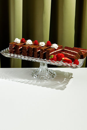 Carraig Donn Rectangular Footed Serving Plate